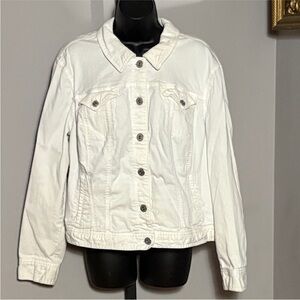 White Denim Jean Jacket XL